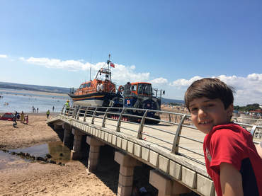 Exmouth lifeboat beach